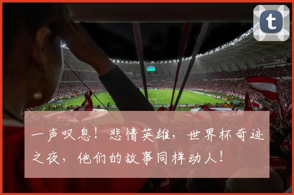 一声叹息！悲情英雄，世界杯奇迹之夜，他们的故事同样动人！